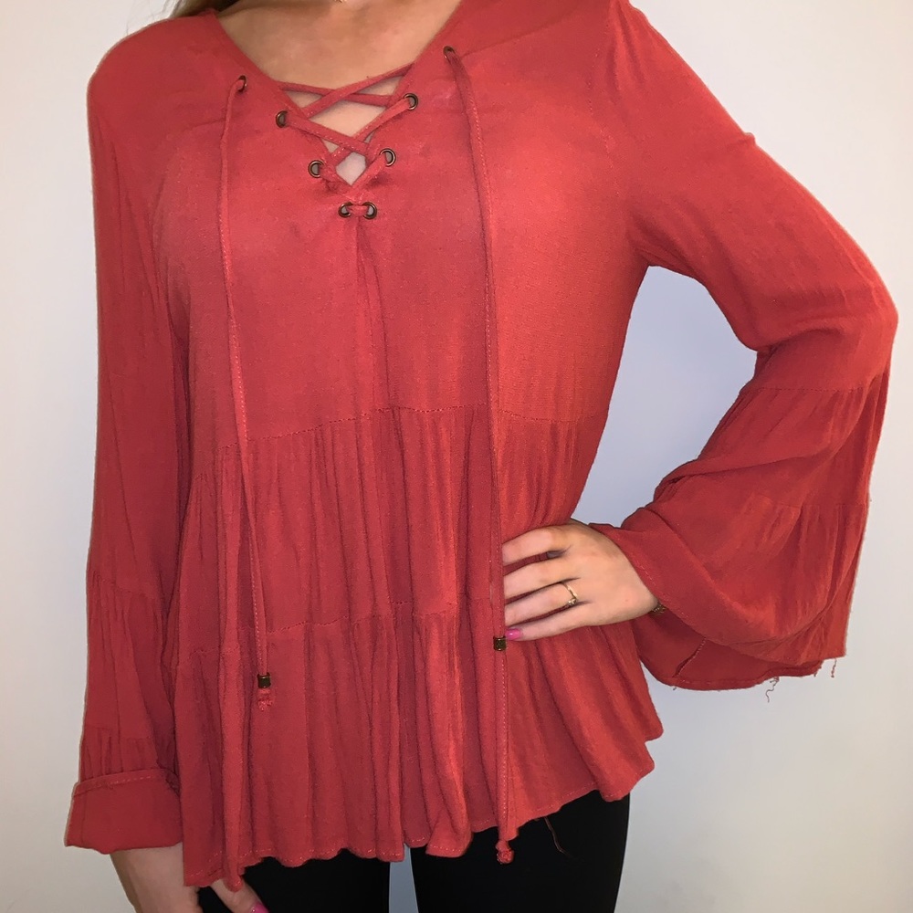 Long sleeve blouse